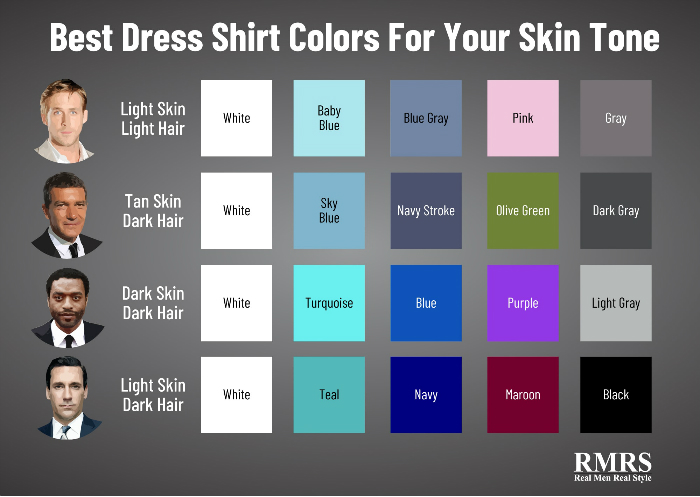 best shirt colors for skin tone