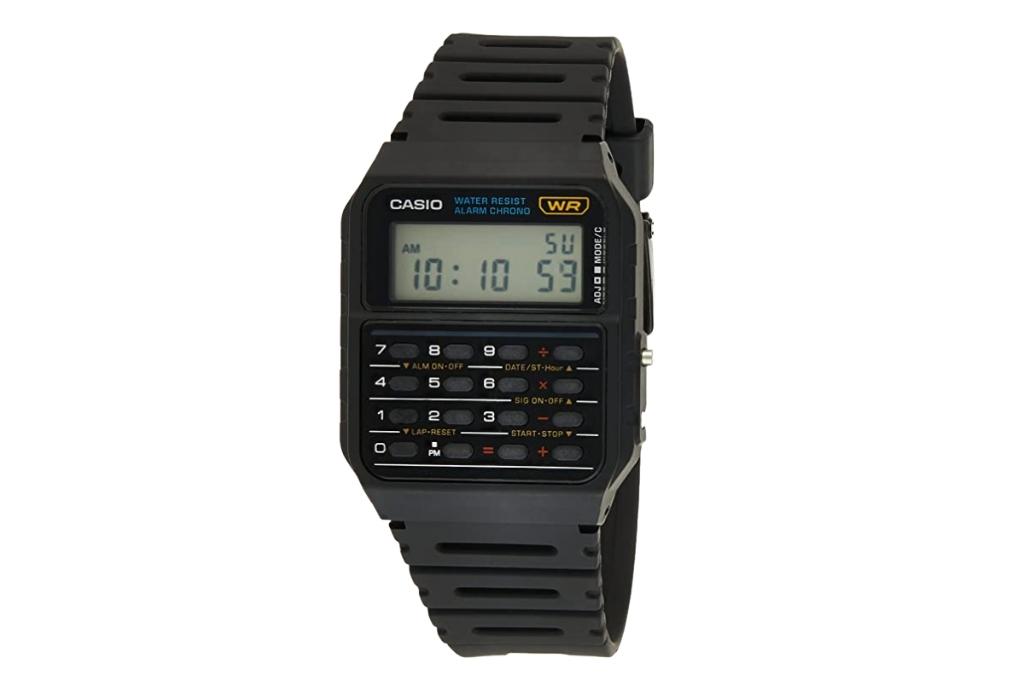 classic casio watch with calculator features