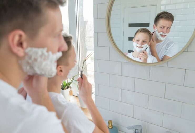 How To Teach A Kid To Shave: A Guide For Men