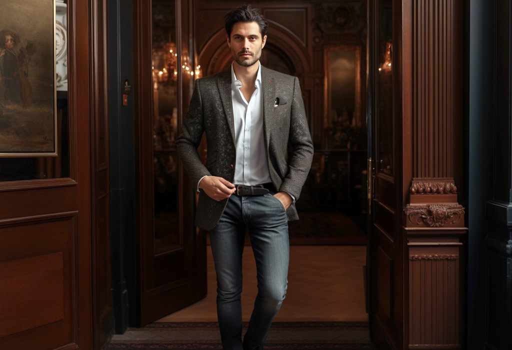 blazer and jeans on men perfect match