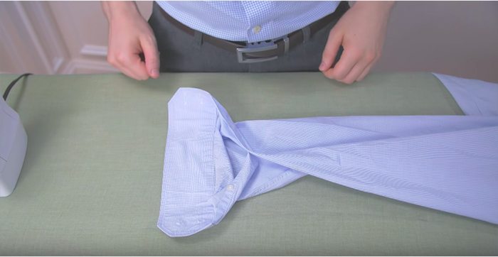 ironing shirt cuffs