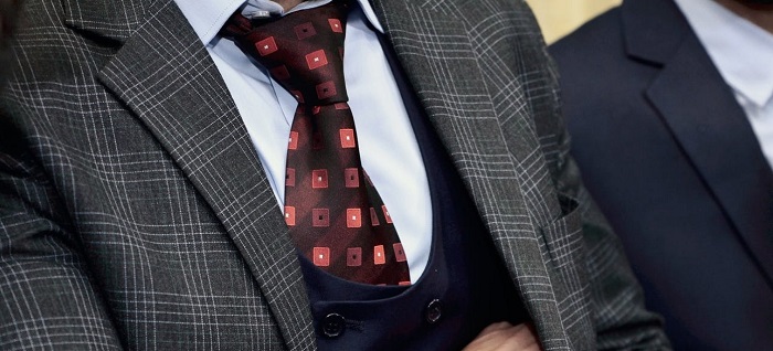 undone necktie