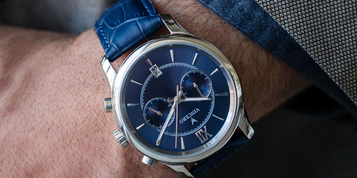 vincero watch blue